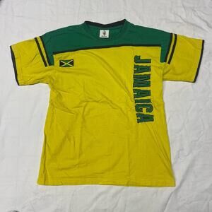 Jamaica T-shirt Cotton Short Sleeve Size XL Green